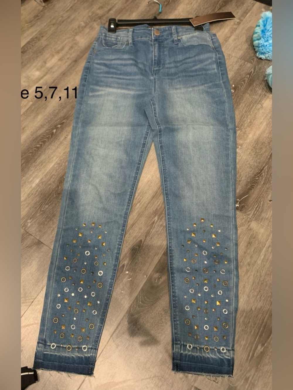 New tinseltown skinny studded jeans